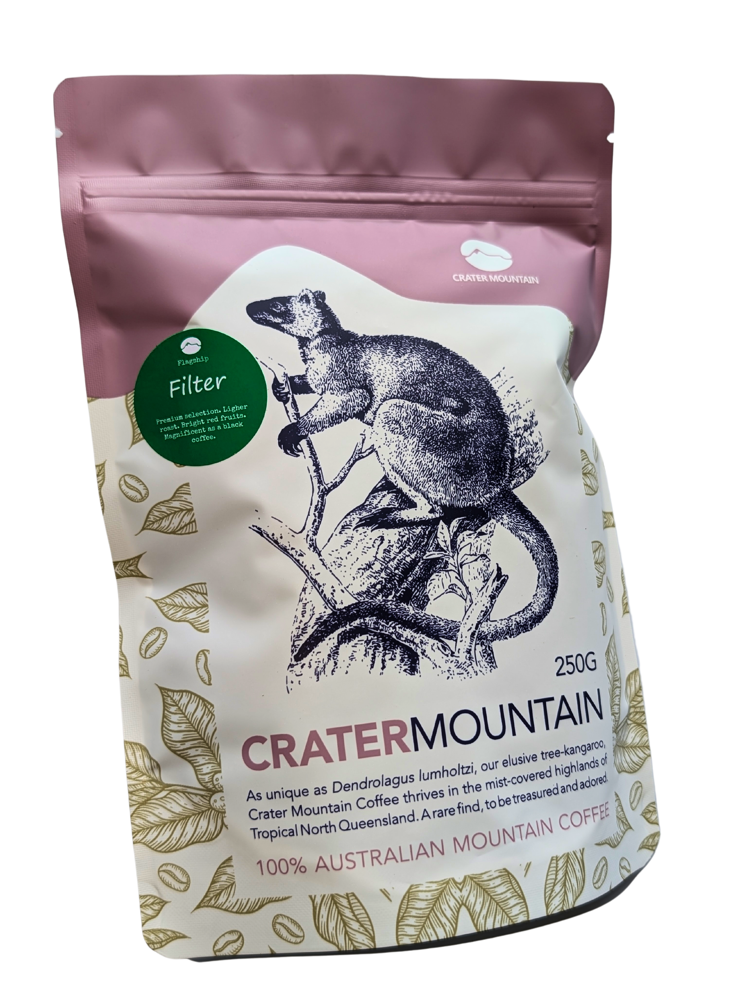 Filter Roast Crater Mountain Coffee Beans