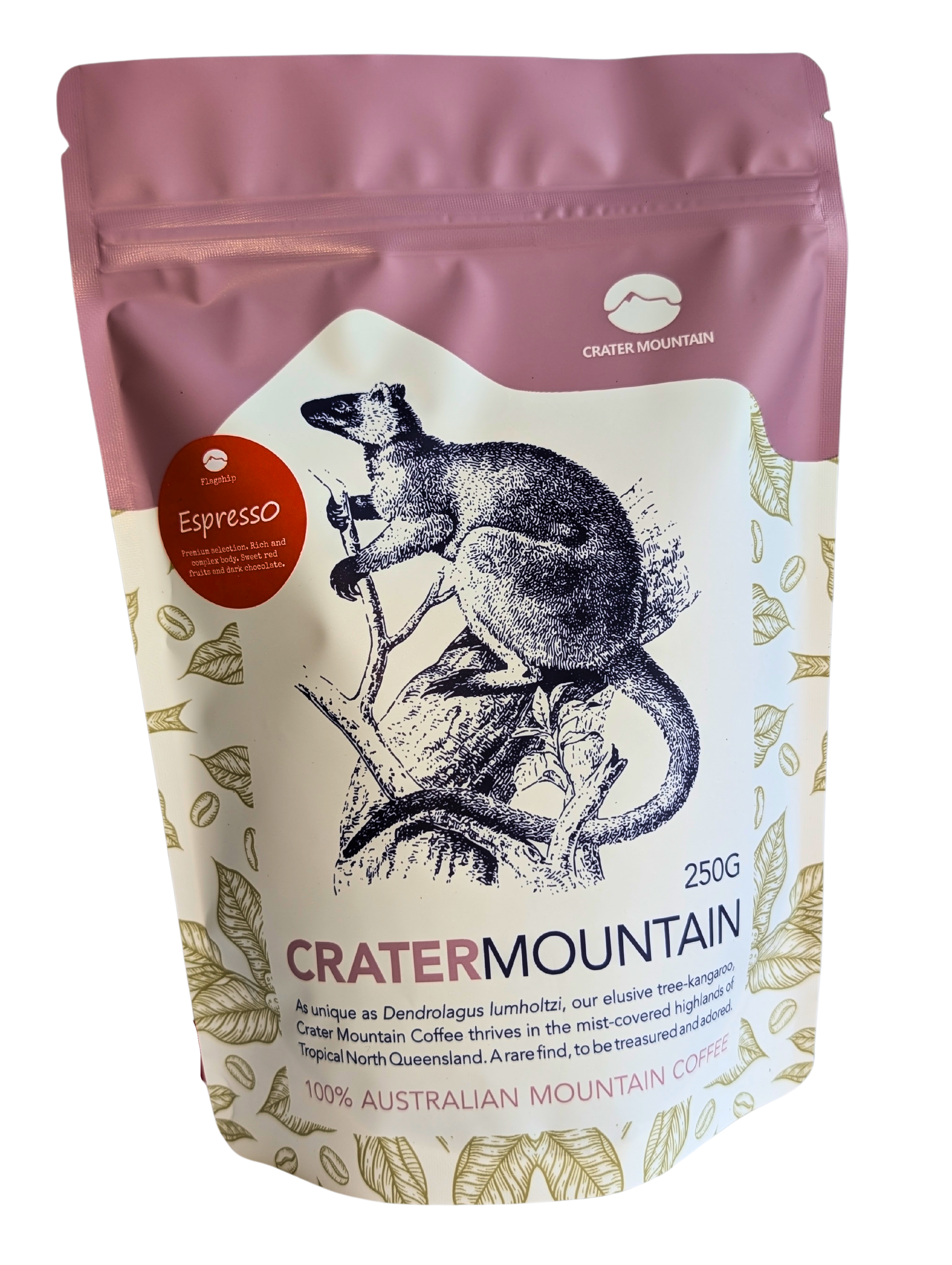 Espresso Roast Crater Mountain Coffee Beans