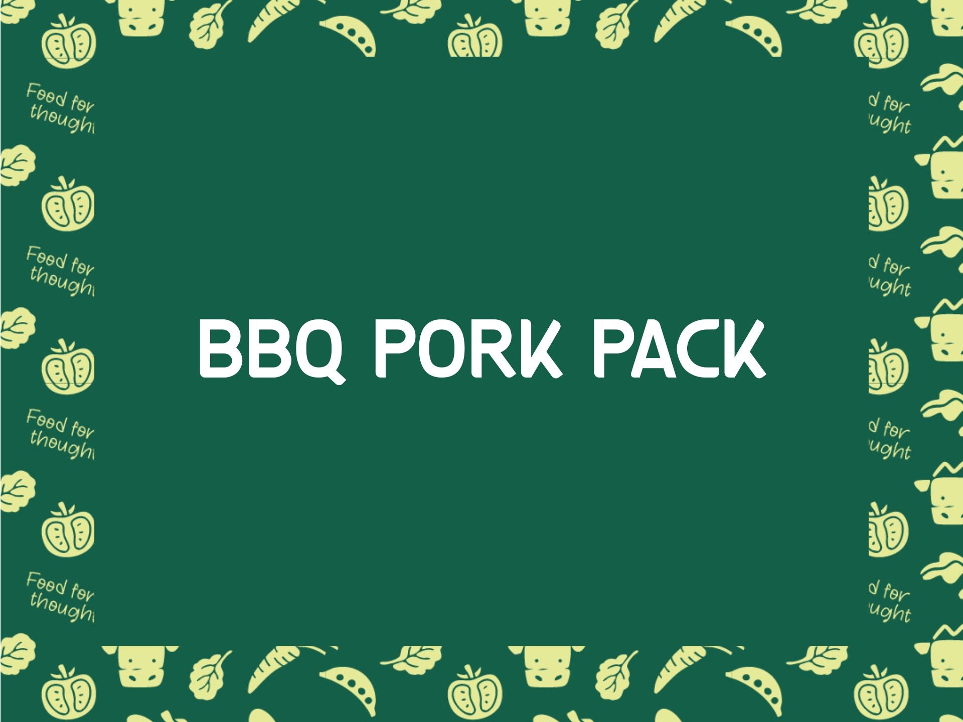BBQ Pork Pack
