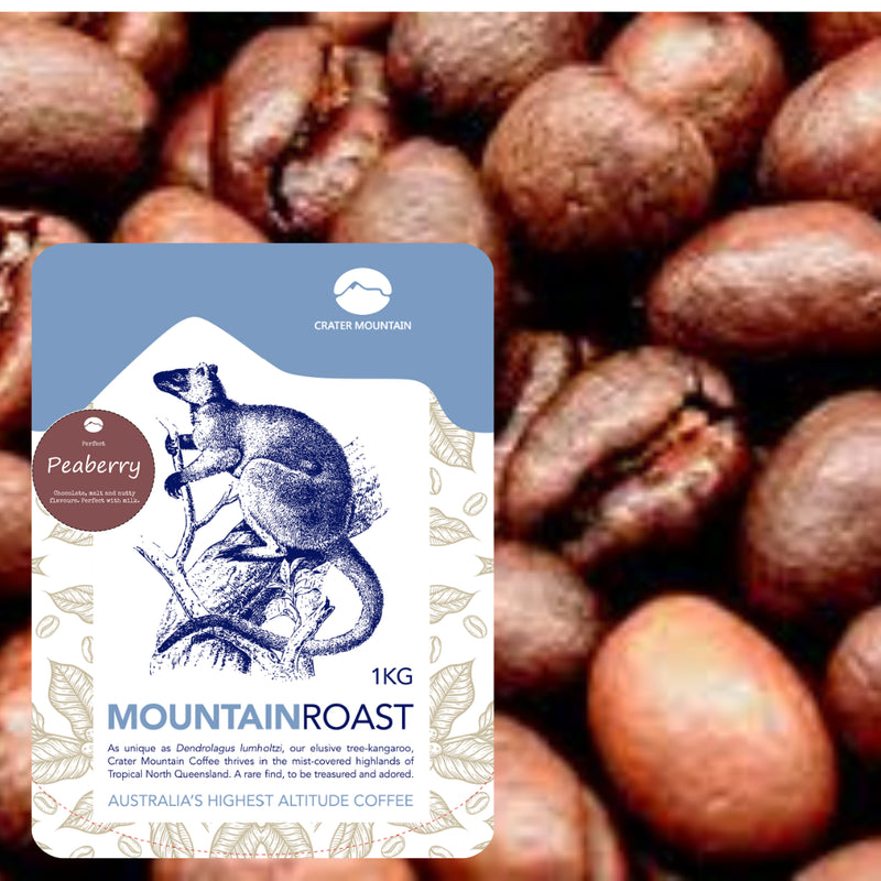 Peaberry Crater Mountain Coffee Beans
